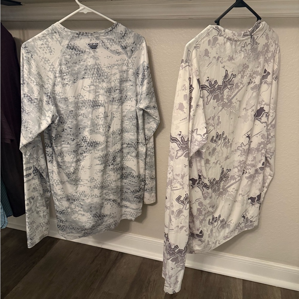 Men’s Long Sleeve Camouflage Performance Fishing Gear